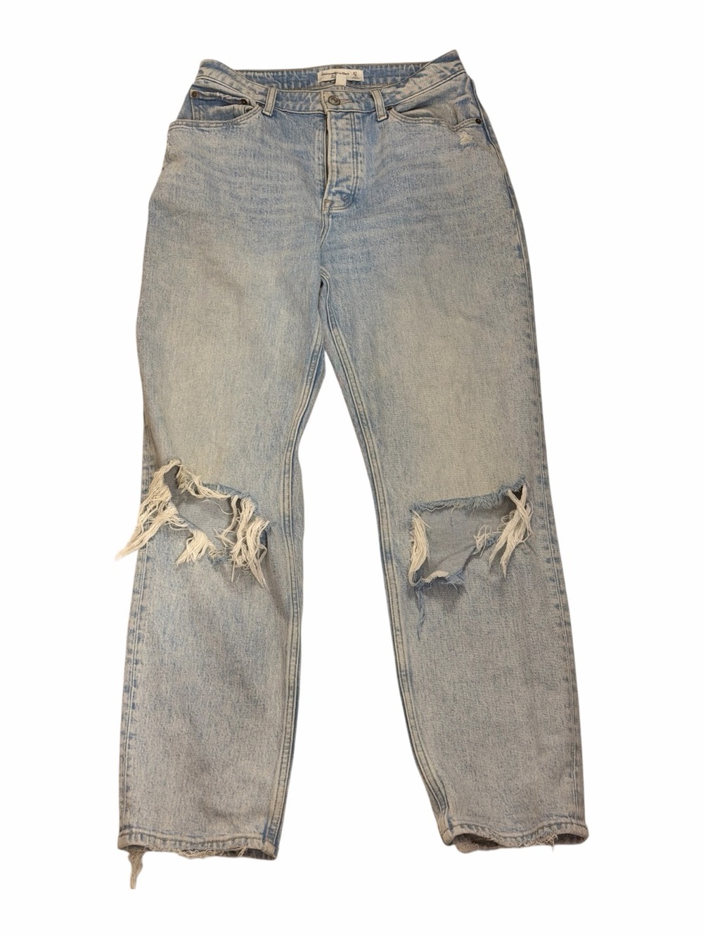 Abercrombie & Fitch The Dad High Rise Curve Love Jeans